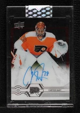 2019-20 Upper Deck Clear Cut Carter Hart #CC-CH Auto