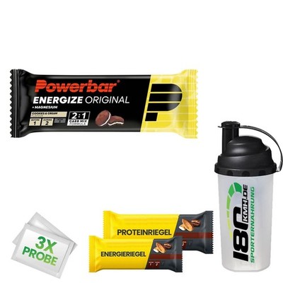 (42,98EUR/kg) 12 x Powerbar - Energize Bar 1 x 55g Riegel + Bonus