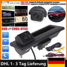 Rückfahrkamera 720P AHD für Audi A4 B6/8 A5 A6 Q3 VW Skoda Kamera Heckklappe DE