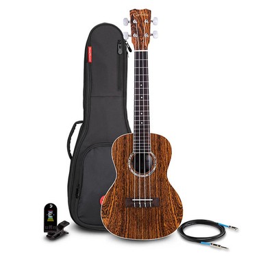 Cordoba 15TBE Bocote Tenor AcousticElectric Ukulele Pack Natural