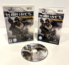 MARINES MODERN URBAN COMBAT NINTENDO WII COMPLETE SET W/ MANUAL 2009 DESTINEER