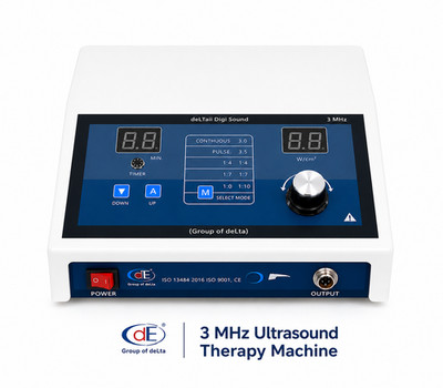 Delta Ultrasound Therapy Machine 3 Mhz Delta : Digi S-