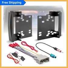Durable Double DIN Dash Kit Wiring Harness for 2007-2016 Dodge/Jeep Vehicles