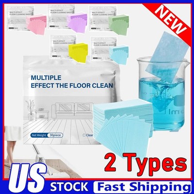 30/100PCS Multi-Surface Floor Cleaning Tablets Deep Clean Floor Cleaner