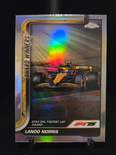 2025 Topps Chrome Formula 1 Lando Norris Refractor Card #147 NM/MT