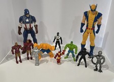 Lot de 11 figurines Marvel Avengers Captain America, Iron Man, Hulk