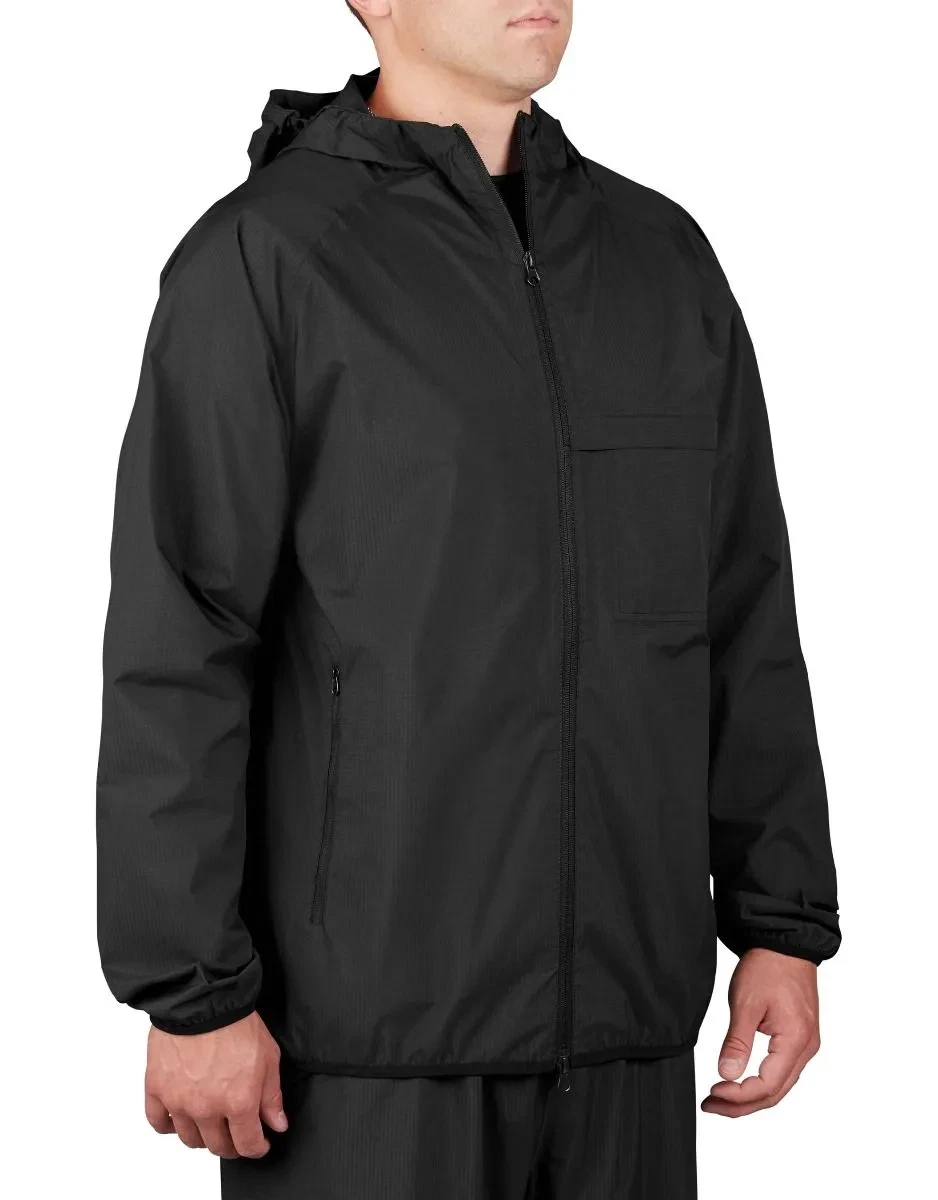 Propper Packable Waterproof Jacket, Black, Large
