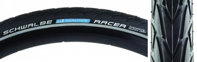 Schwalbe Marathon Racer 700x38 E-Bike Ready Clincher Tire with RaceGuard & Addix