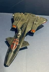 Vtg 1986 Hasbro G.I. Joe ARAH Cobra Night Raven Jet Incomplete Good Body & Parts
