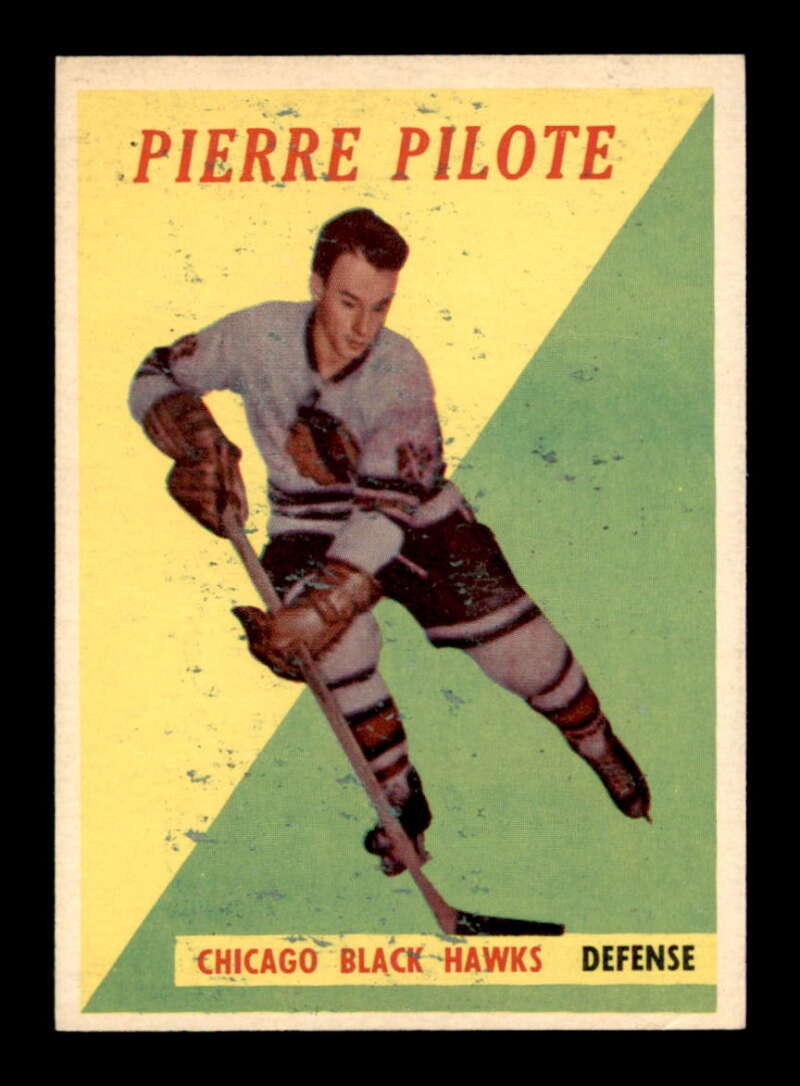 1958 Topps #36 Pierre Pilote  G/VG X3442426