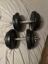 Two Dumbbells 10kg Each Fitness Equipment