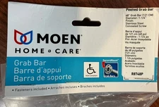 Lot Of 2 Moen R8748P Home Care 48" Grab Bar Peened Stainless B132