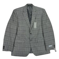 Michael Kors Mens Classic Fit Plaid Stretch P...