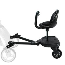 Universal Trittbrett für Kinderwagen mit Sitz, Buggy Board Geschwister