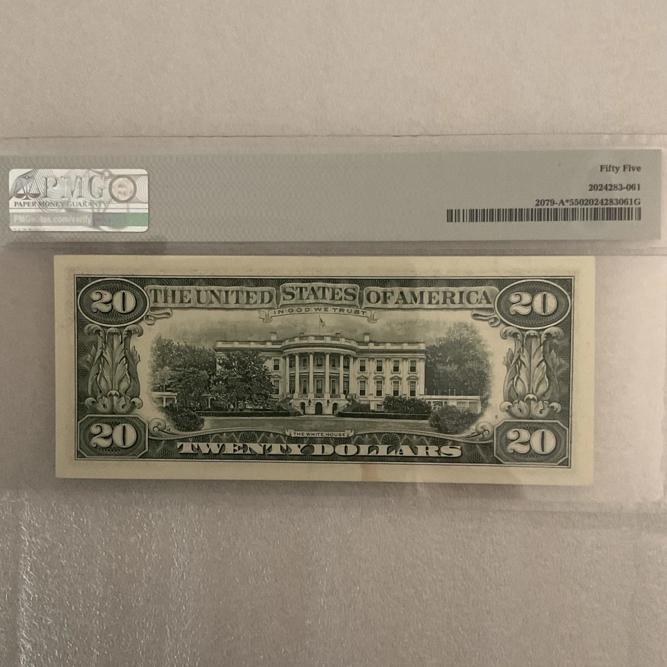 FR#2079-A $20.00FRN SER#03030303*Repeater-Star*Ser#PMG55 - Image 3 of 3