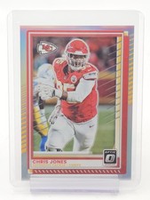 CHRIS JONES 2025 DONRUSS OPTIC HOLO PRIZM #82 CHIEFS FOOTBALL A Q2091