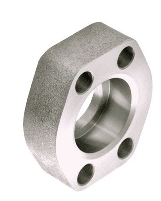 W4-16-16 Flat Socket Weld Pipe 4-Bolt Flange Anchor Fluid Power
