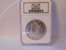 1881 S Morgan Dollar NGC MS 64-Excellent Coin for the Grade-Blast White