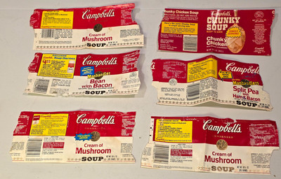 1980s Campbell's Soup Labels  6