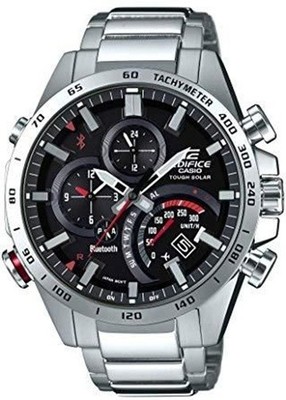 CASIO EDIFICE EQB-501XD-1AJF TIME TRAVELER Herrenuhr Schwarz Silber Japan