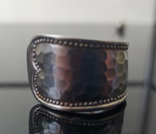 Spoon Handle Ring Stainless Handmade Size 9