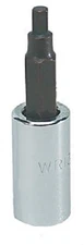 Wright Tool 12207 - 1/4Inch Drive Hex Bit Socket w/Standard Hex Bit - 9/64Inch