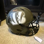 Tee Higgins Signed Cincinnati Bengals Salute to Service Helmet w/ BAS Auth
