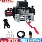 18800Ibs Electric Winch 12V 78Feet Steel Cable 4WD ATV UTV Winch Towing Truck