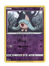 how much is a hatenna pokemon card worth No.24 Mega Get Prize BANDAI NAMCO NM Japanese q01 Colorless Psyshot (20) Weakness Darkness 2 Resistance Fighting Pokemon Card - 2022 Trick