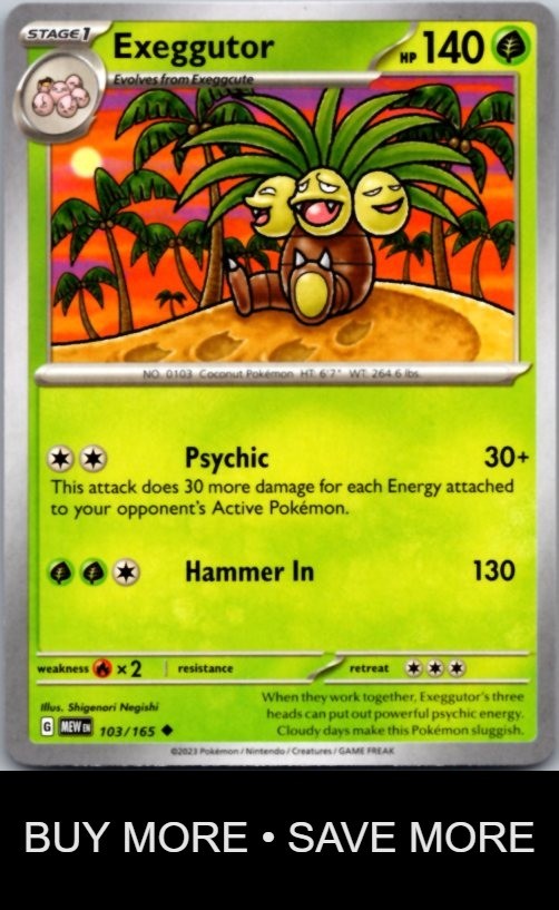 Exeggutor 103/165 151 Negishi