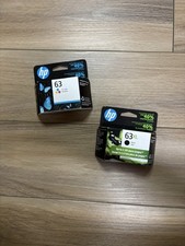 2023 Genuine OEM HP 63XL Black Ink Tank Tri Color Ink F6U64AN Sealed Box 2pc