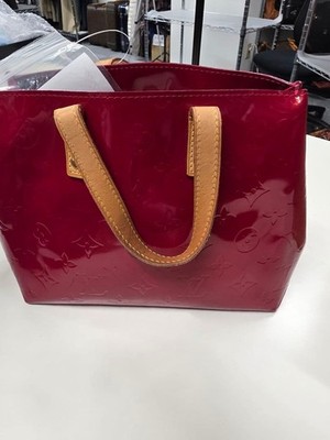 LOUIS VUITTON Lead PM Handtasche M91990 Pomdamul Rot Monogram Vernis Damen