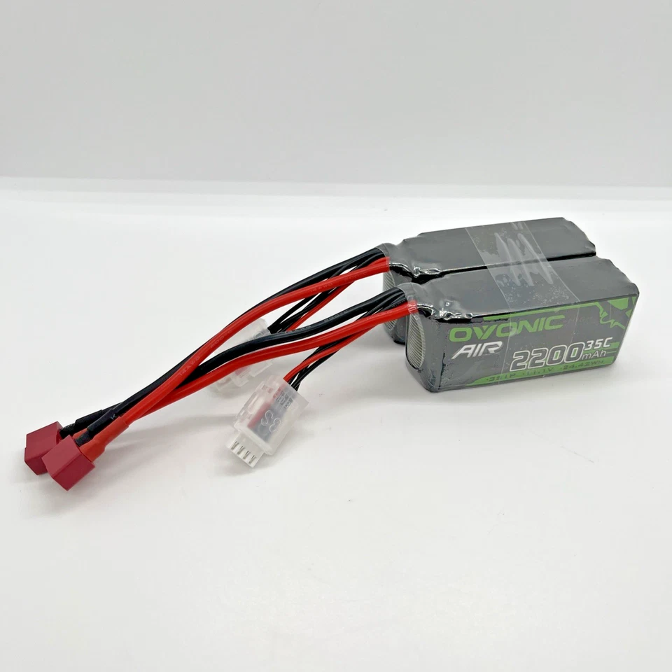 2× Ovonic 3S 35C 11.1V 2200mAh Short LiPo Battery (T‑Plug) – Open Box - Image 3 of 4