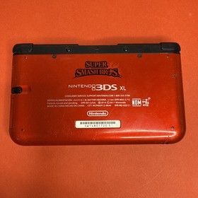 Nintendo 3DS XL Limited Edition Red Super Smash Bros Console (With Charger)