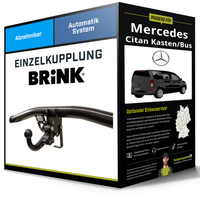 Abnehmbare AnhäNgerkupplung FüR Mercedes Citan Kasten/Bus 12- Typ W415 Brink NEU