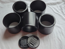 New Lot of Five Hoods for Canon ET-73 EF 100mm f/2.8L Macro USM 2x 67mm Caps