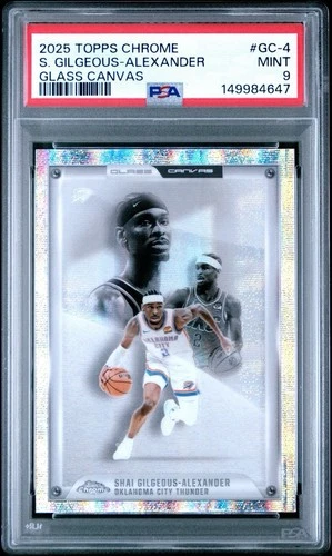 2025 Topps Chrome Shai Gilgeous-Alexander Base (RAW)