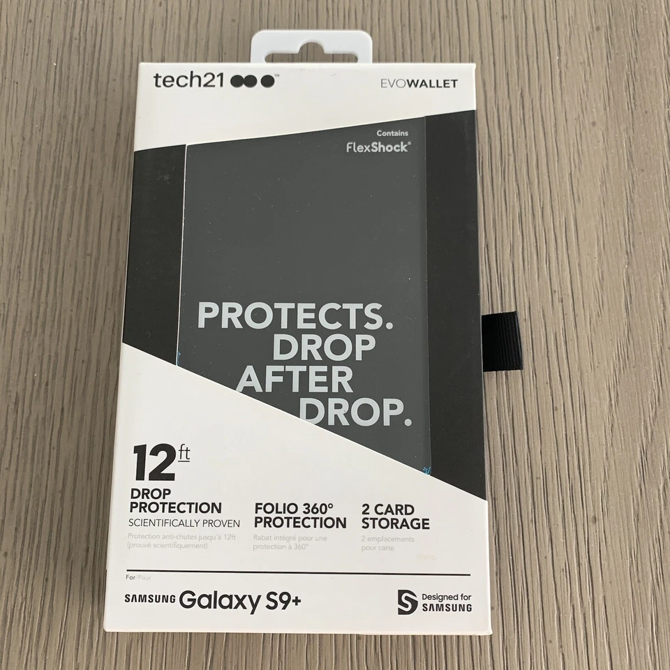 Tech21 Genuine Evo Tactical  Case For Samsung Galaxy S9+ Plus Black - Image 2 of 4