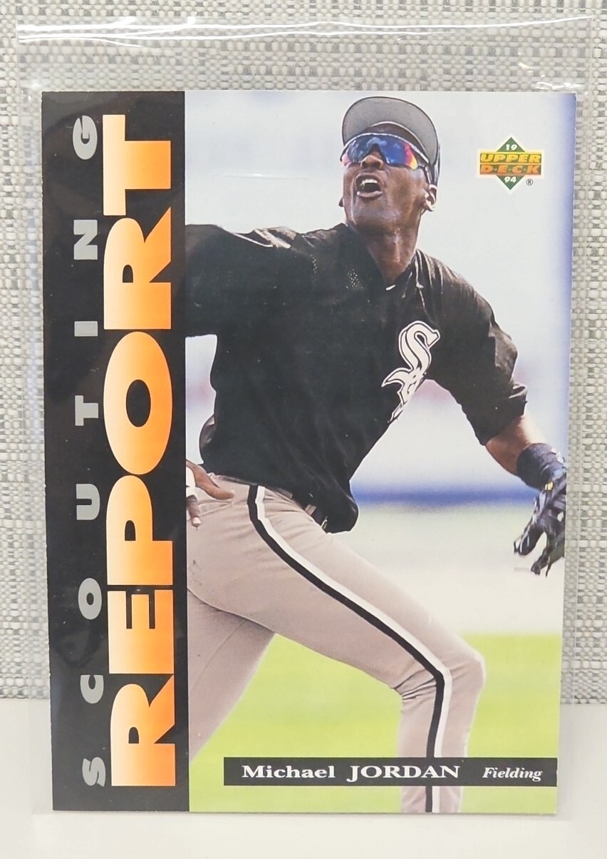 1994 Upper Deck Minors Scouting Reports Jumbo SR2 Michael Jordan Rare Collectible Card