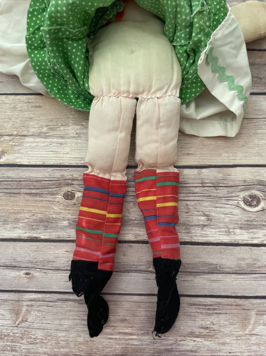 green emerald velvet dress Christopher Radko Raggedy Wagon Ride Ornament main image 1