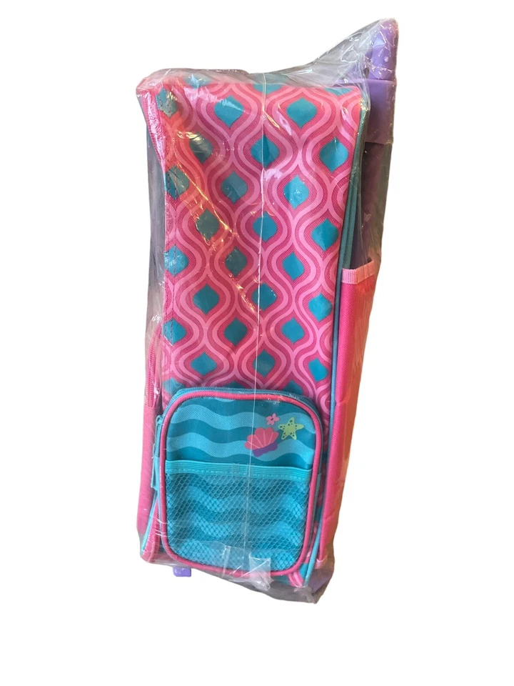 Bolsa de equipaje Mermaid Kids de Stephen Joseph niñas nombre Elizabeth equipaje con ruedas Foto 4 de 4