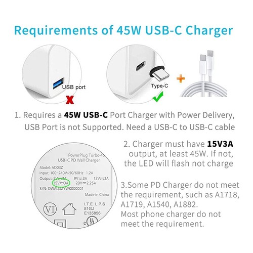 Surface Connect to USB-C Charging Cable Compatible for Surface Pro7 Go23118 - Picture 8 of 9