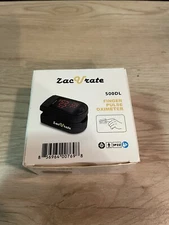 Finger Pulse Oximeter Portable ZacVrate 500DL - New Open Box