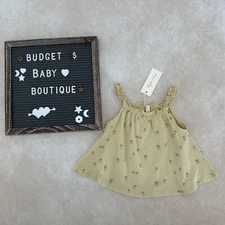 NWT RYLEE + CRU Little Flower Swing Top Shirt Size 3-6 Months