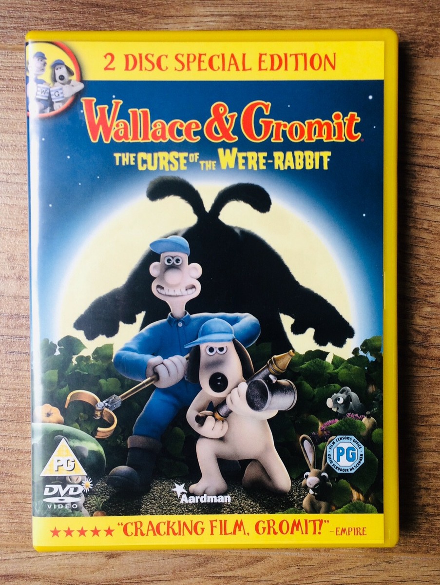 Wallace Gromit: The Curse of the Were-Rabbit disc special region  DVD