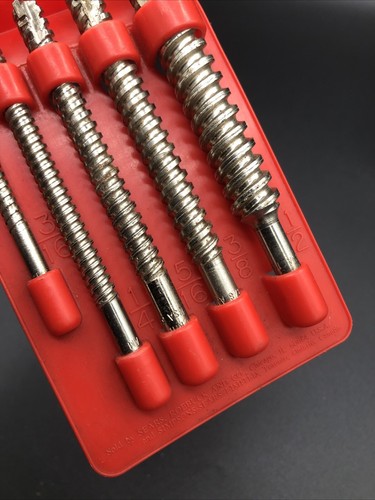 Craftsman Carbide Tipped Masonry Drill Set #67344 Vintage USA 5 pcs - Picture 3 of 6