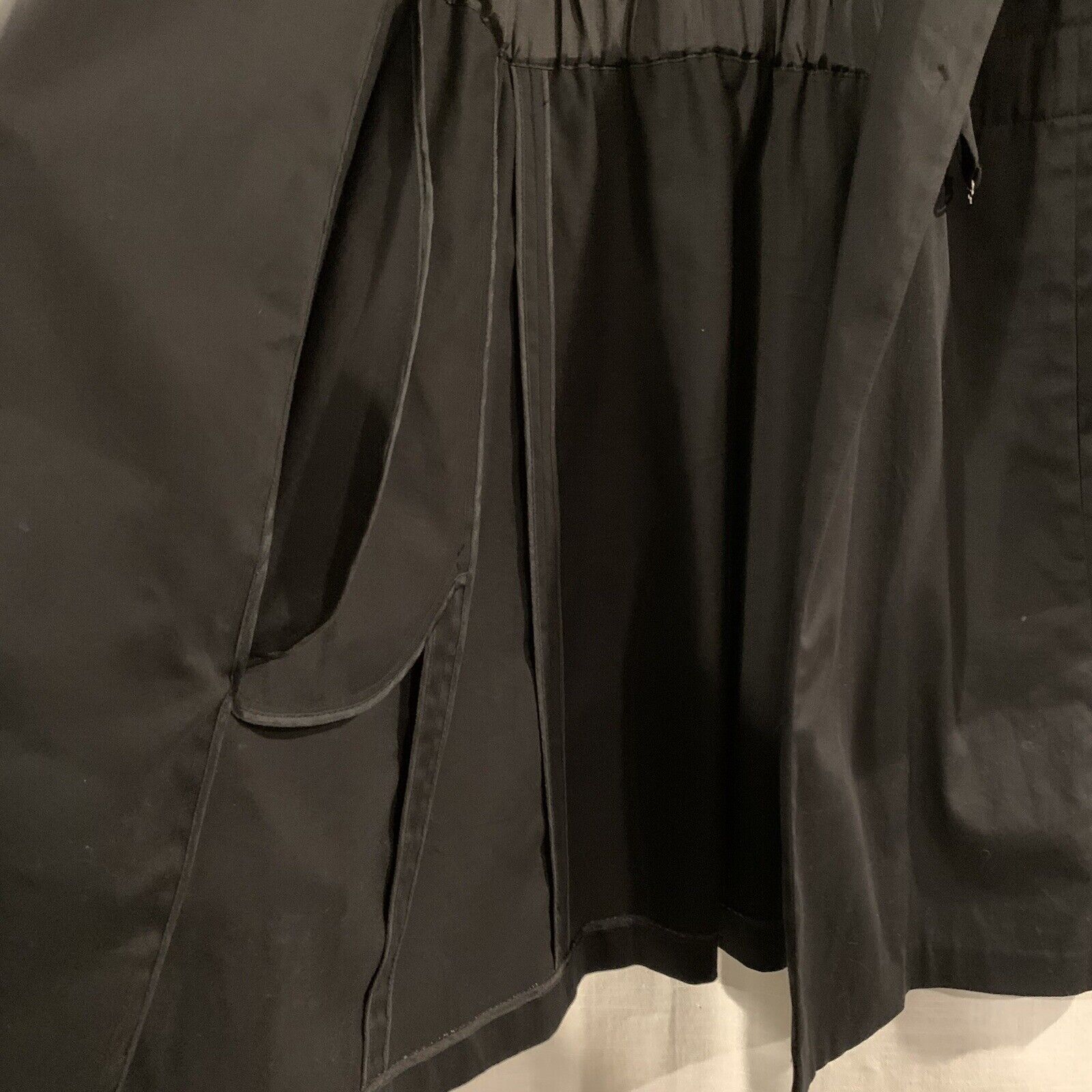 Theory Black Overcoat Cardigan Dress  Size Medium - image 5