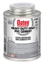 Oatey 31094 Gray Heavy Duty Low VOC PVC Liquid Solvent Cement 8 oz. Capacity