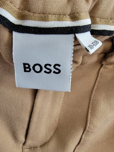 BOSS Ceremony Suit Pants Big Boys' 10Y Cookie Solid Side Pockets Button Zip - Picture 11 of 19