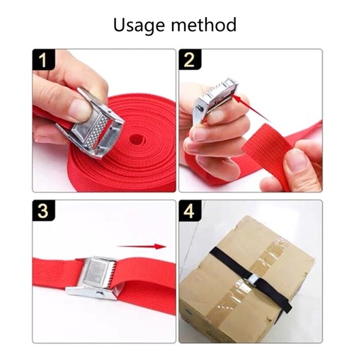 Convenient Nylon Strap Lightweight Cargo Strap for Auto Motorbike Enthusiasts - Picture 5 of 46